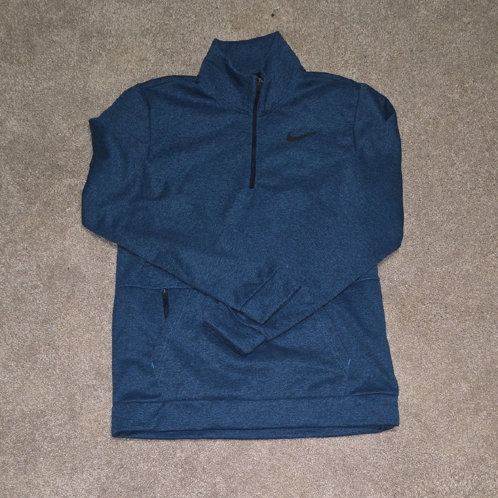Nike Navy Quarter-Zip Pullover